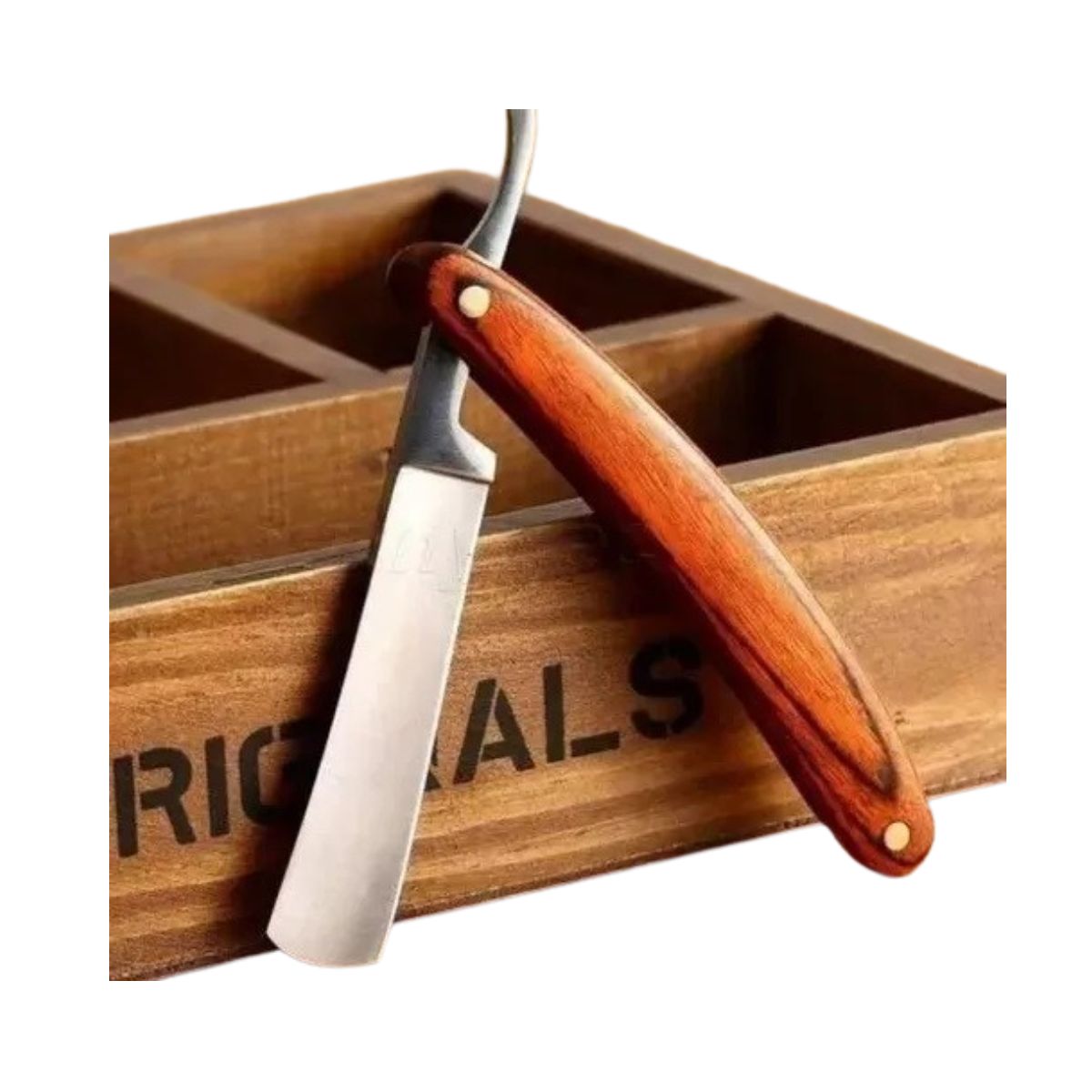 Navalha Aço Lamina Fixa Rustica de Barbear Dobrável Navalha Aço Lamina Fixa Rustica de Barbear Dobrável